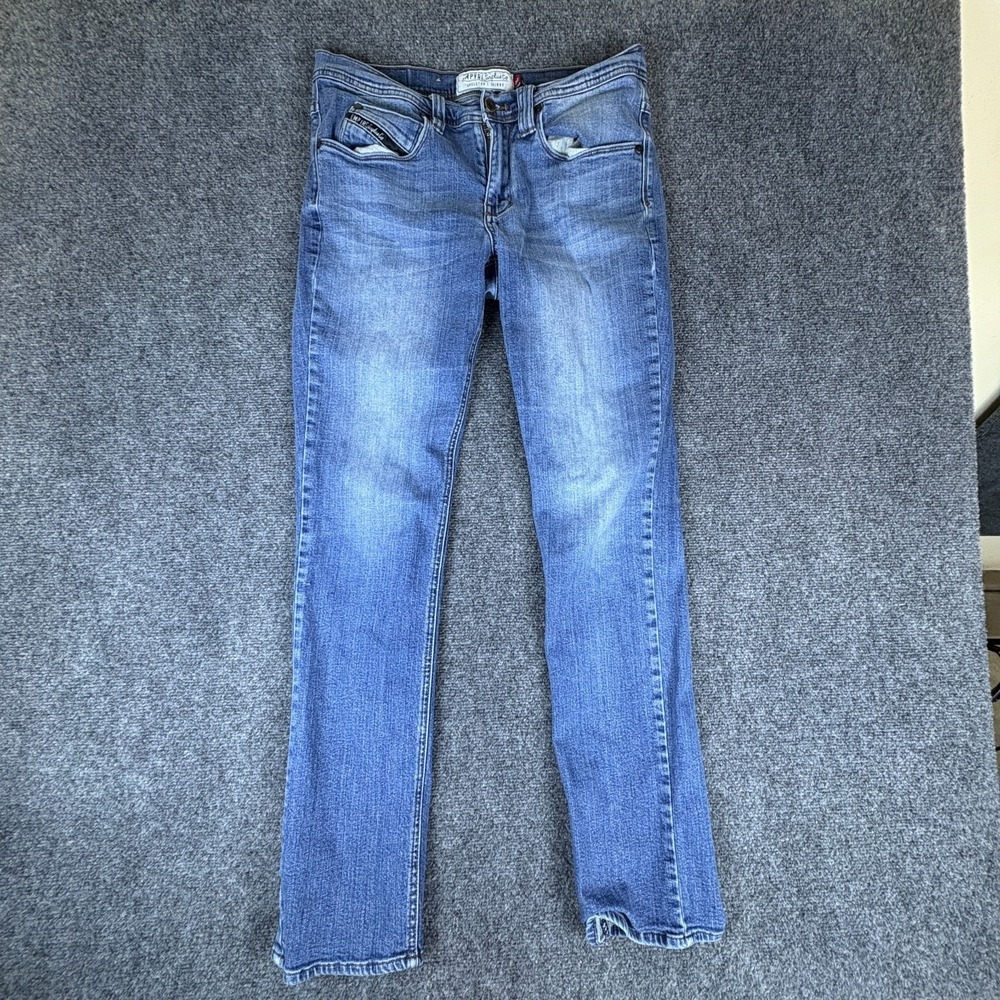 Empyre Surplus Co. Skeletor‎ Jeans Mens 32 Blue Stretch Streetwear Skinny Leg
